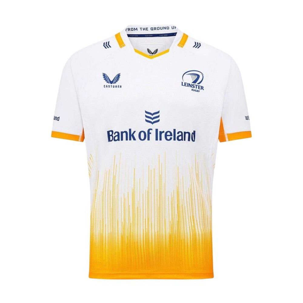 Castore Childrens/Kids 2026 Leinster Rugby Away Jersey / Yellow/White